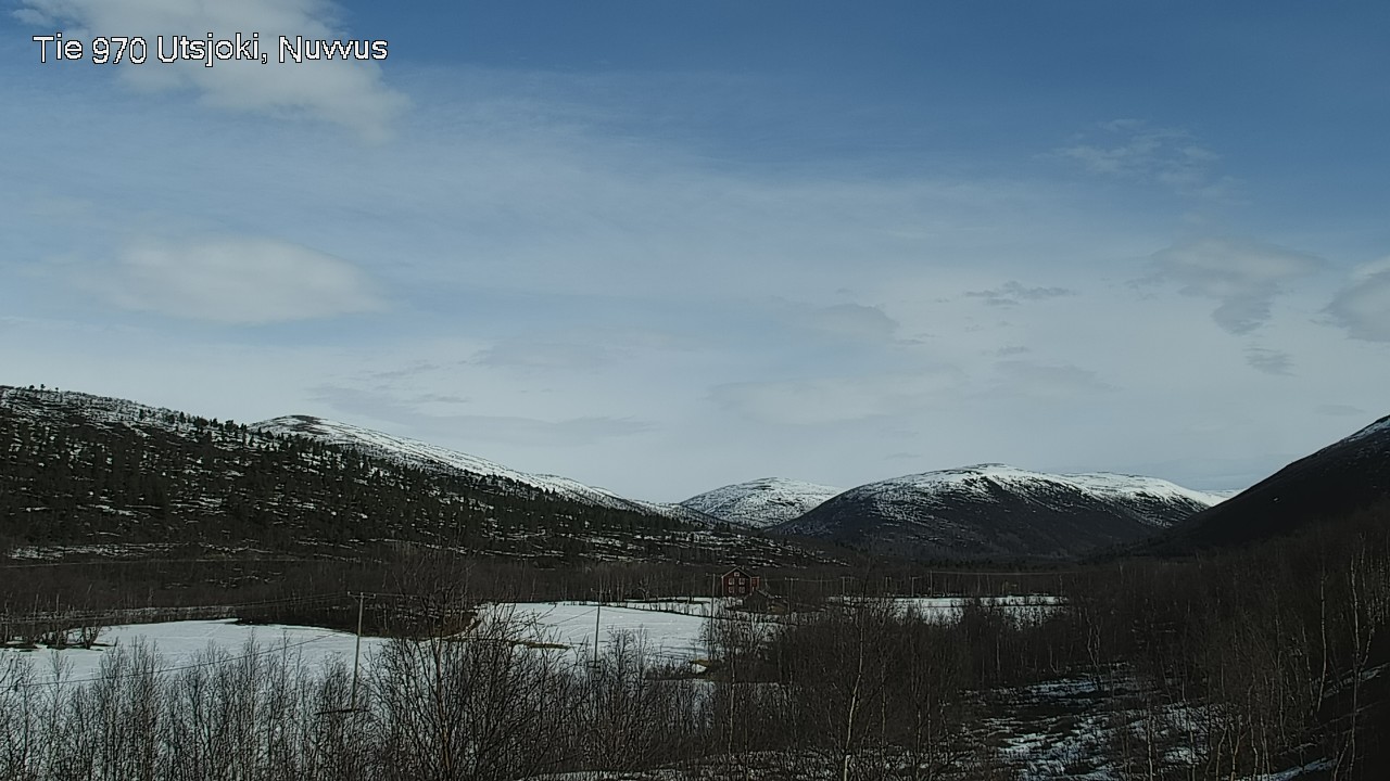 Weather Camera Image Väg 970 Utsjoki, Nuvvus, Utsjoki, Lappi