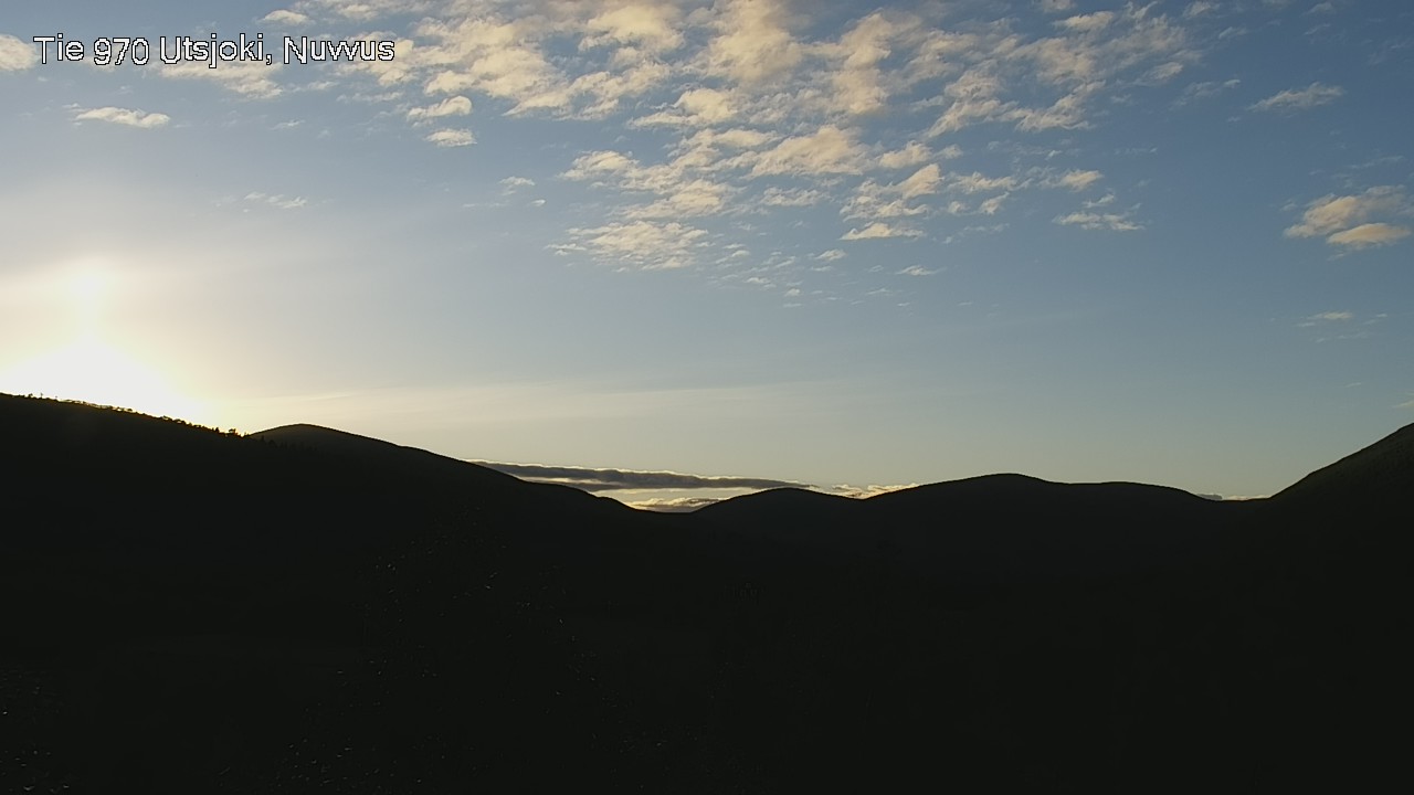 Weather Camera Image Väg 970 Utsjoki, Nuvvus, Utsjoki, Lappi