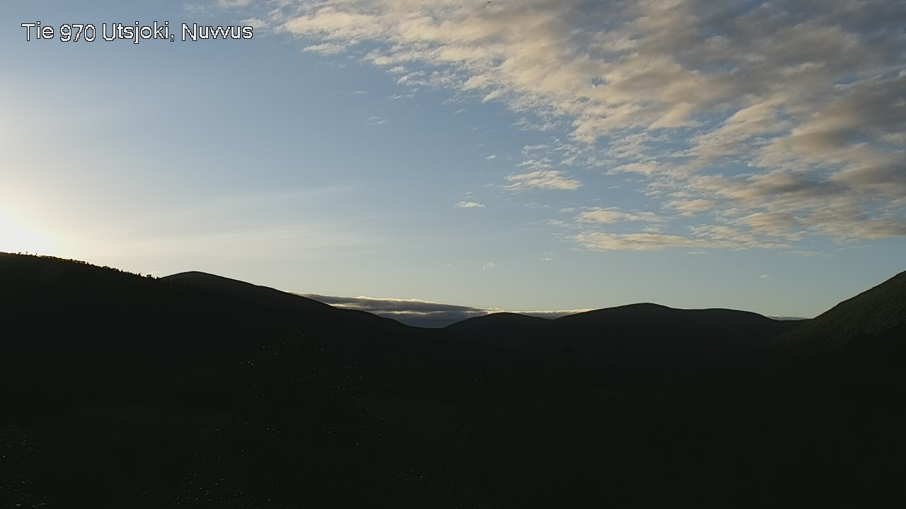 Weather Camera Image Väg 970 Utsjoki, Nuvvus, Utsjoki, Lappi