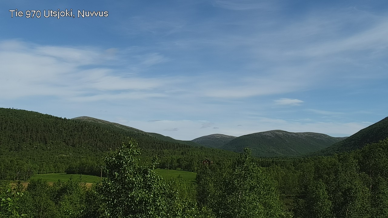 Weather Camera Image Väg 970 Utsjoki, Nuvvus, Utsjoki, Lappi
