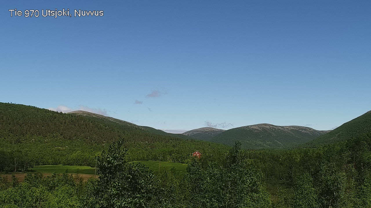 Weather Camera Image Väg 970 Utsjoki, Nuvvus, Utsjoki, Lappi