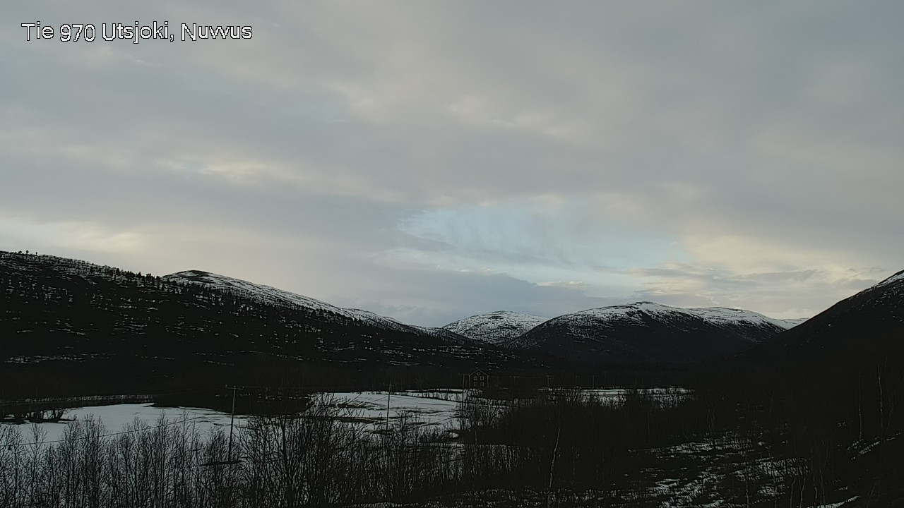 Weather Camera Image Väg 970 Utsjoki, Nuvvus, Utsjoki, Lappi