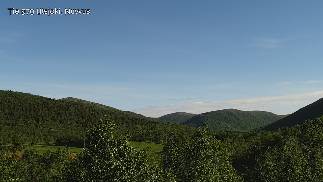 Weather Camera Image Väg 970 Utsjoki, Nuvvus, Utsjoki, Lappi