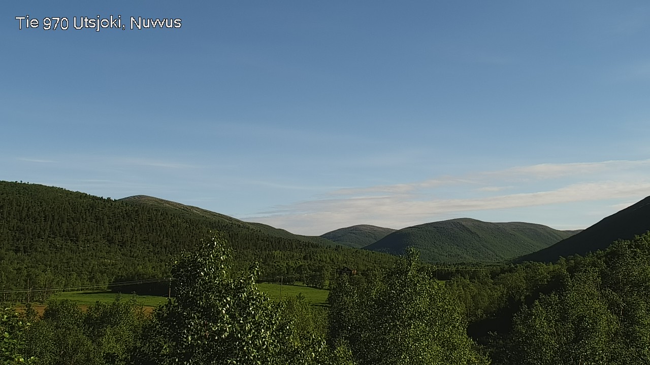 Weather Camera Image Väg 970 Utsjoki, Nuvvus, Utsjoki, Lappi