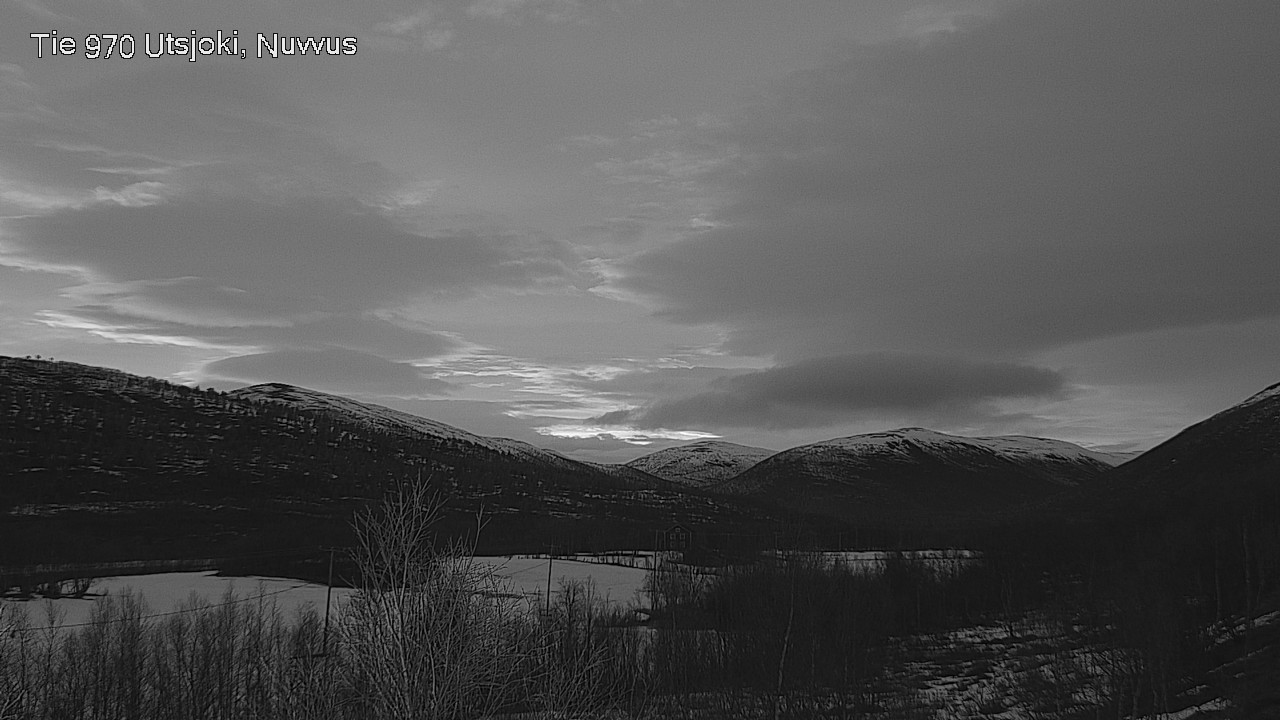 Weather Camera Image Väg 970 Utsjoki, Nuvvus, Utsjoki, Lappi