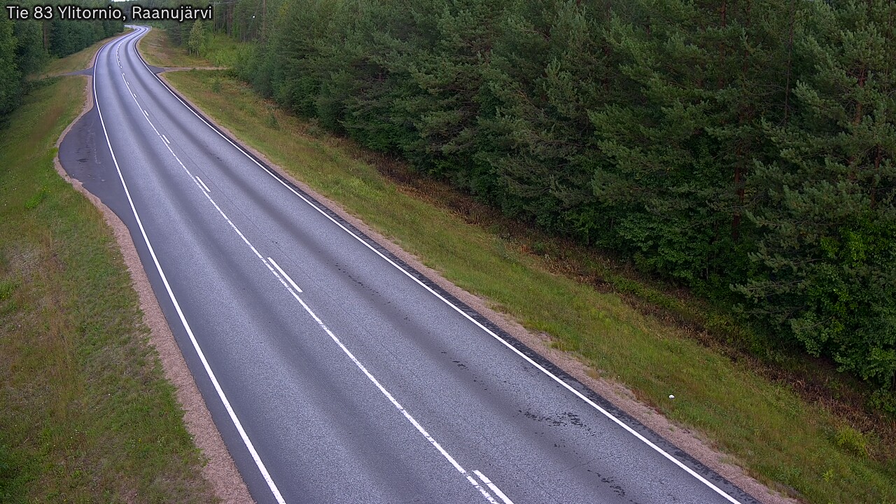 Weather Camera Image Road 83 Ylitornio, Raanujärvi, Ylitornio, Lappi