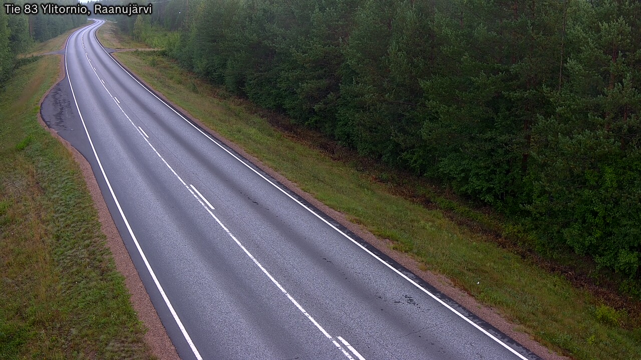 Weather Camera Image Road 83 Ylitornio, Raanujärvi, Ylitornio, Lappi