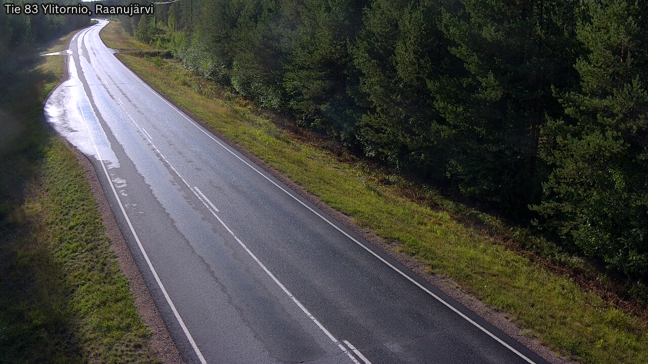 Weather Camera Image Road 83 Ylitornio, Raanujärvi, Ylitornio, Lappi