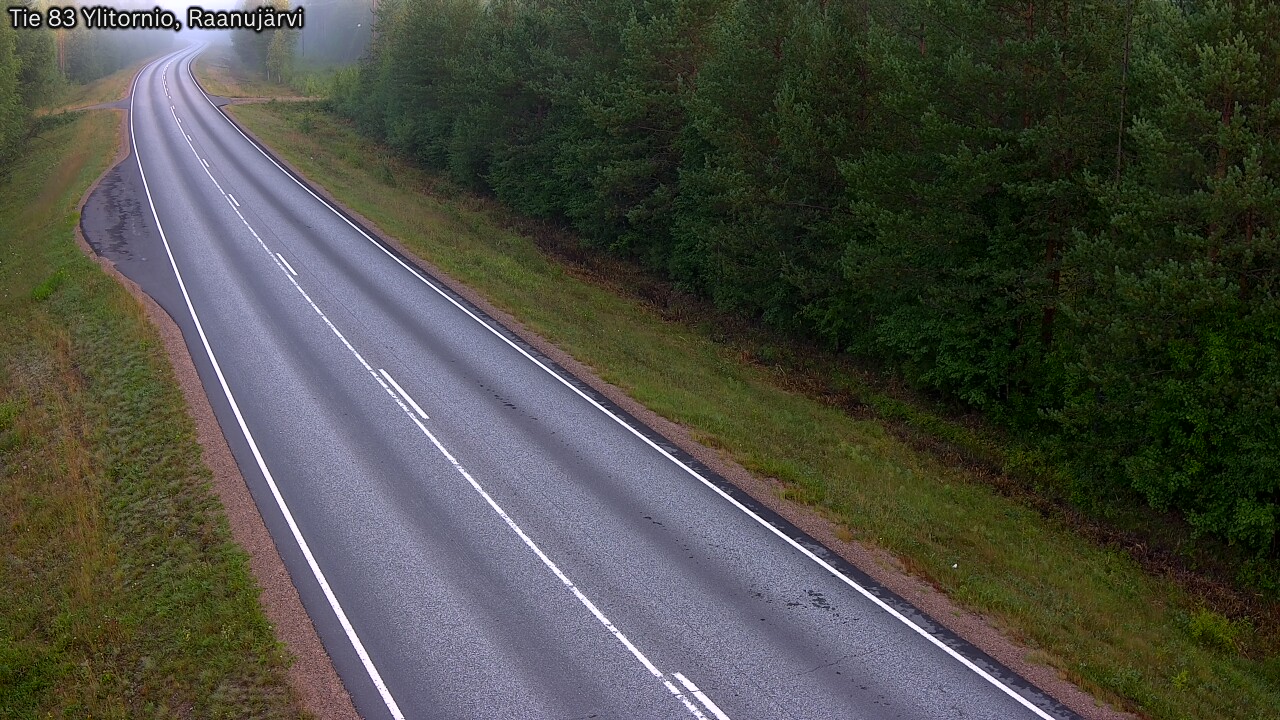 Weather Camera Image Road 83 Ylitornio, Raanujärvi, Ylitornio, Lappi