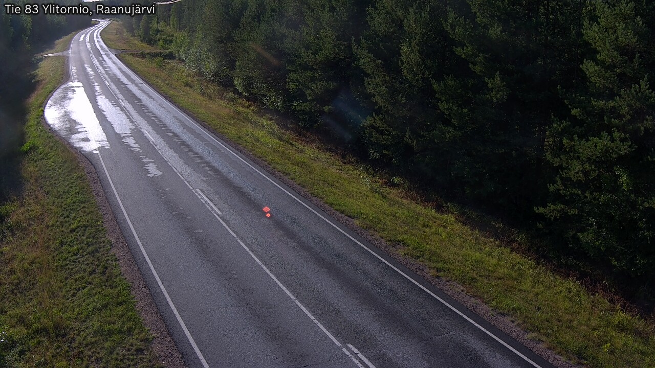 Weather Camera Image Road 83 Ylitornio, Raanujärvi, Ylitornio, Lappi