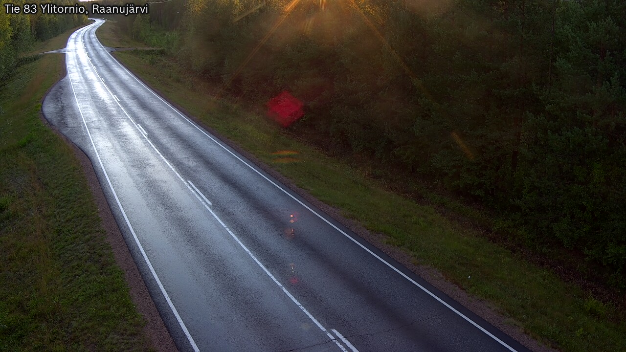 Weather Camera Image Road 83 Ylitornio, Raanujärvi, Ylitornio, Lappi