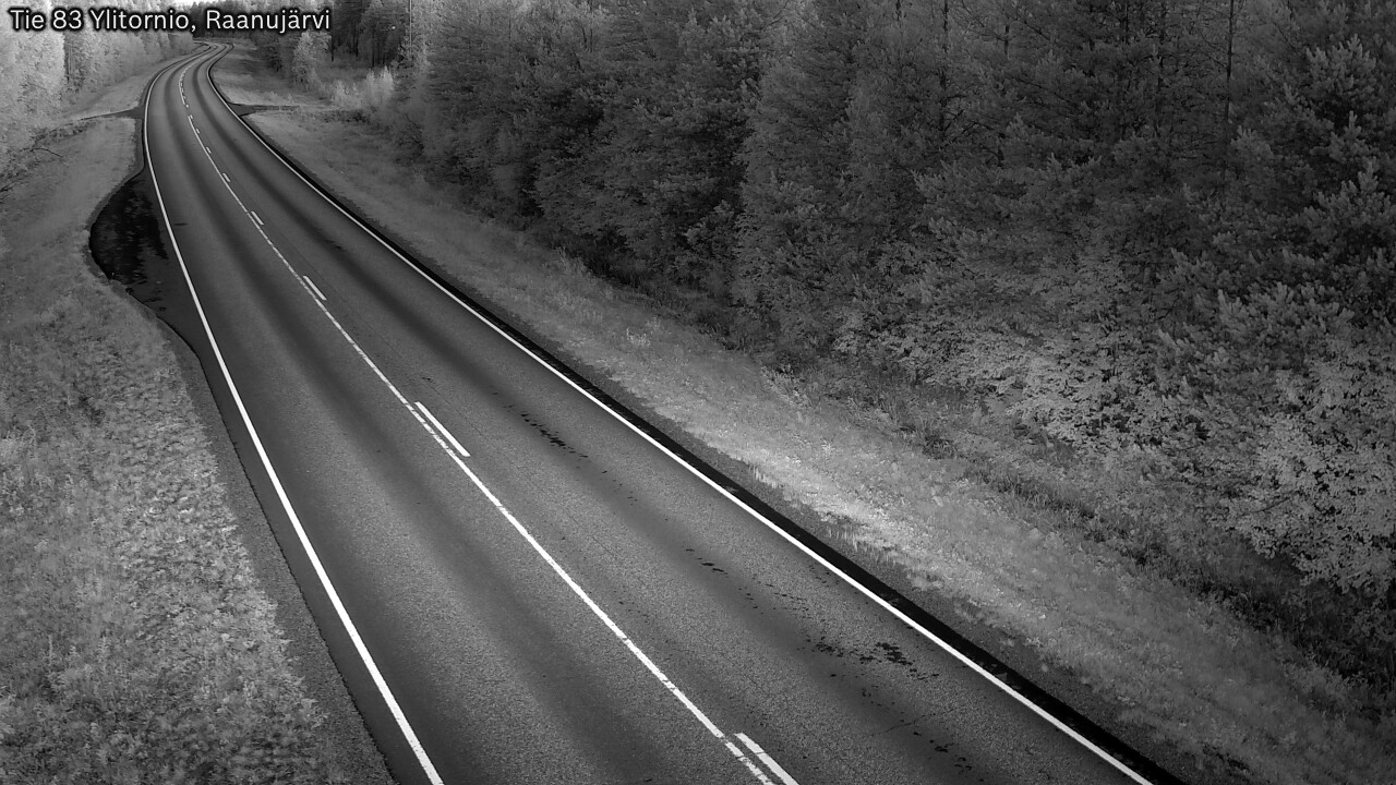 Weather Camera Image Road 83 Ylitornio, Raanujärvi, Ylitornio, Lappi
