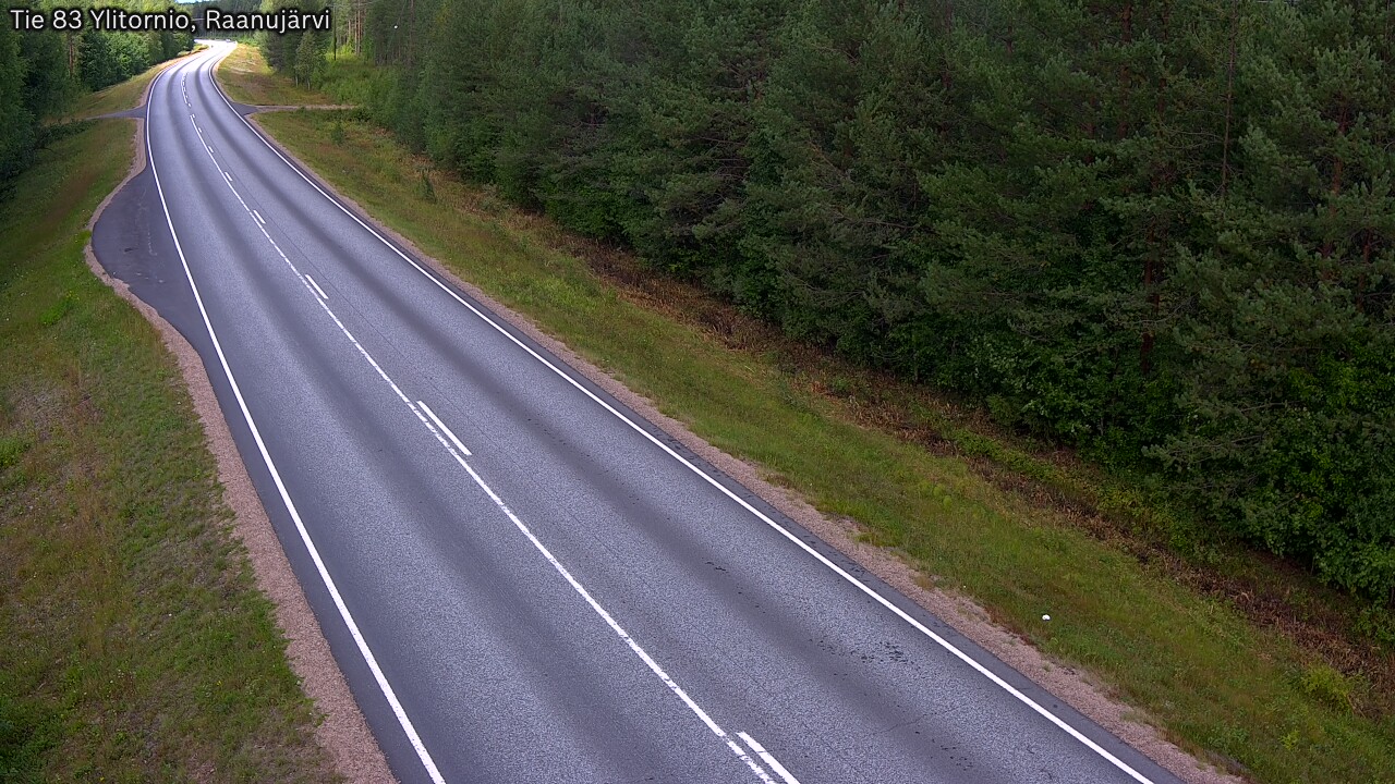 Weather Camera Image Road 83 Ylitornio, Raanujärvi, Ylitornio, Lappi