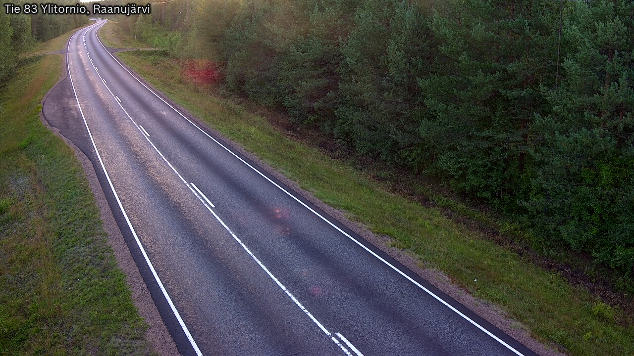 Weather Camera Image Road 83 Ylitornio, Raanujärvi, Ylitornio, Lappi