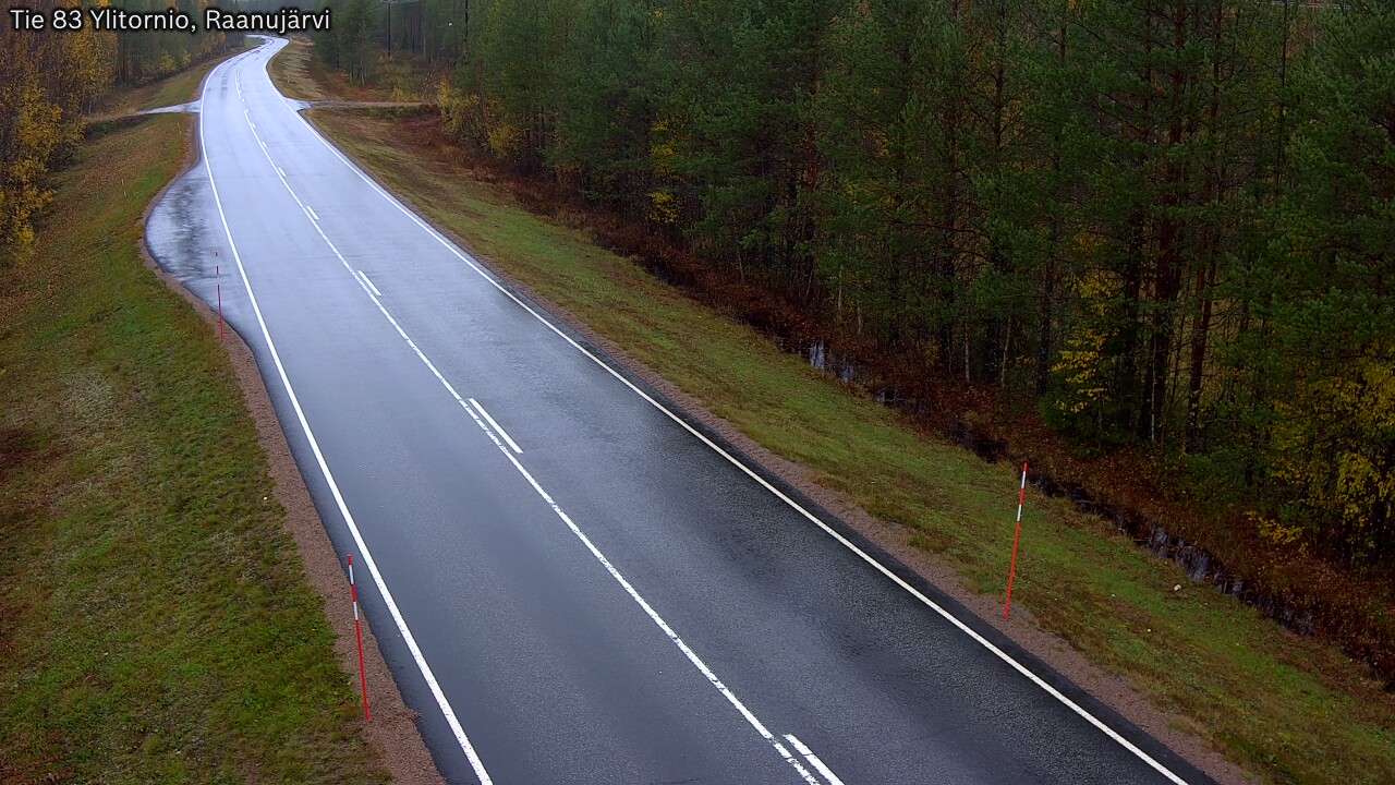 Weather Camera Image Road 83 Ylitornio, Raanujärvi, Ylitornio, Lappi