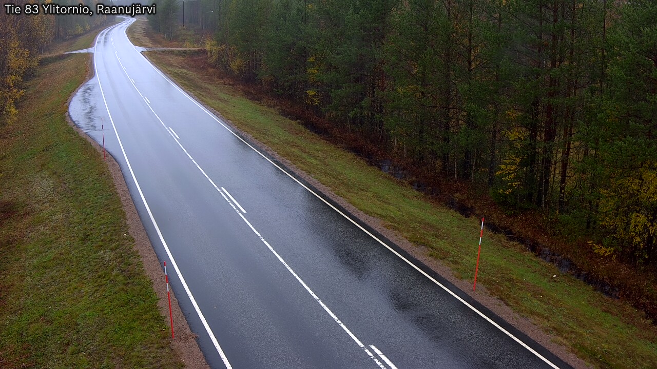 Weather Camera Image Road 83 Ylitornio, Raanujärvi, Ylitornio, Lappi