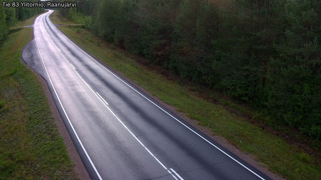 Weather Camera Image Road 83 Ylitornio, Raanujärvi, Ylitornio, Lappi