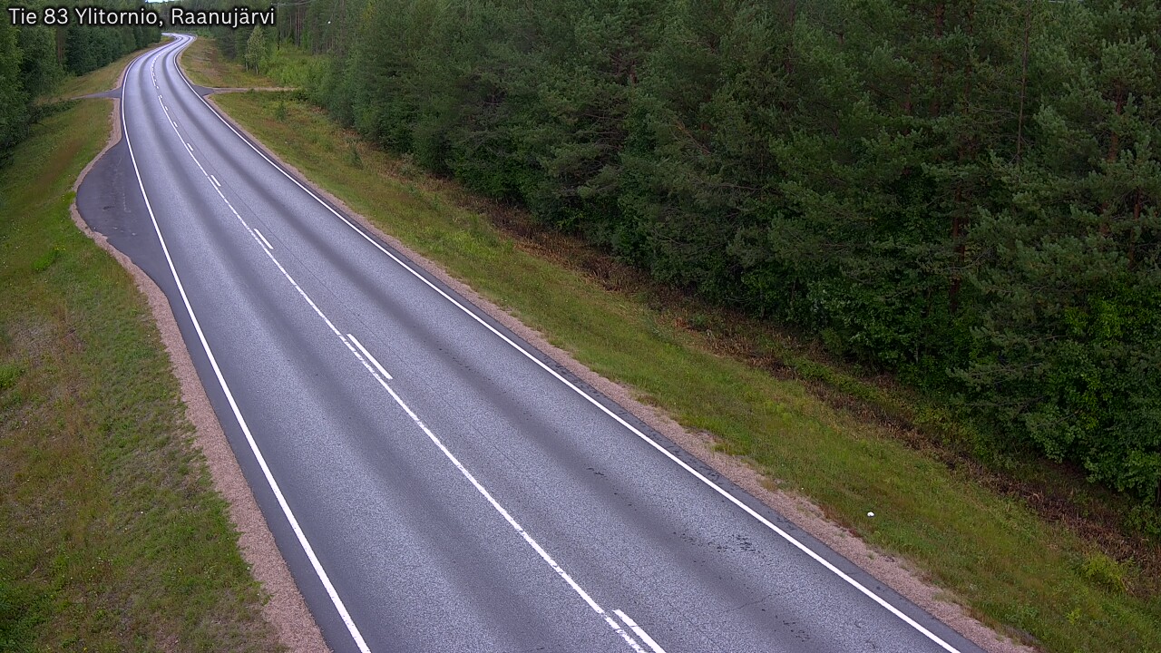 Weather Camera Image Road 83 Ylitornio, Raanujärvi, Ylitornio, Lappi