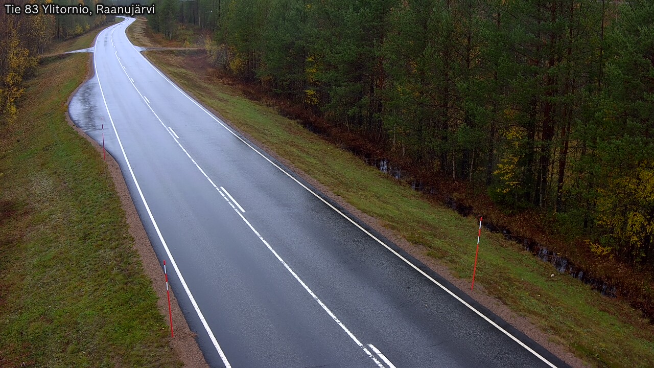 Weather Camera Image Road 83 Ylitornio, Raanujärvi, Ylitornio, Lappi