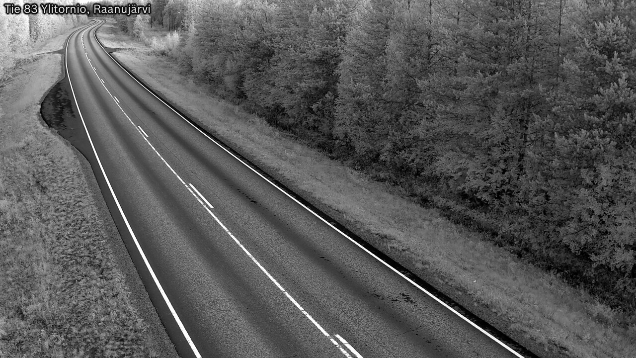 Weather Camera Image Road 83 Ylitornio, Raanujärvi, Ylitornio, Lappi