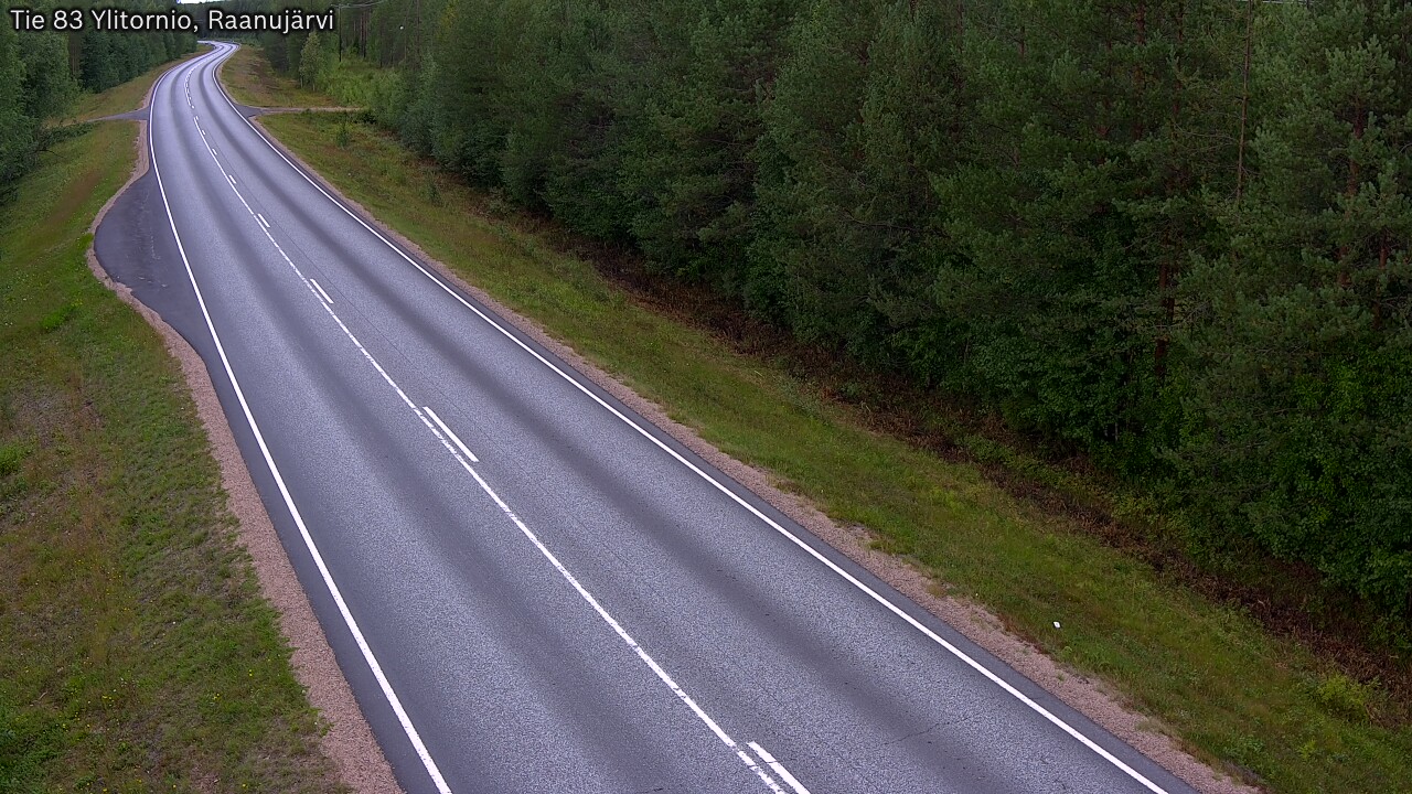 Weather Camera Image Road 83 Ylitornio, Raanujärvi, Ylitornio, Lappi
