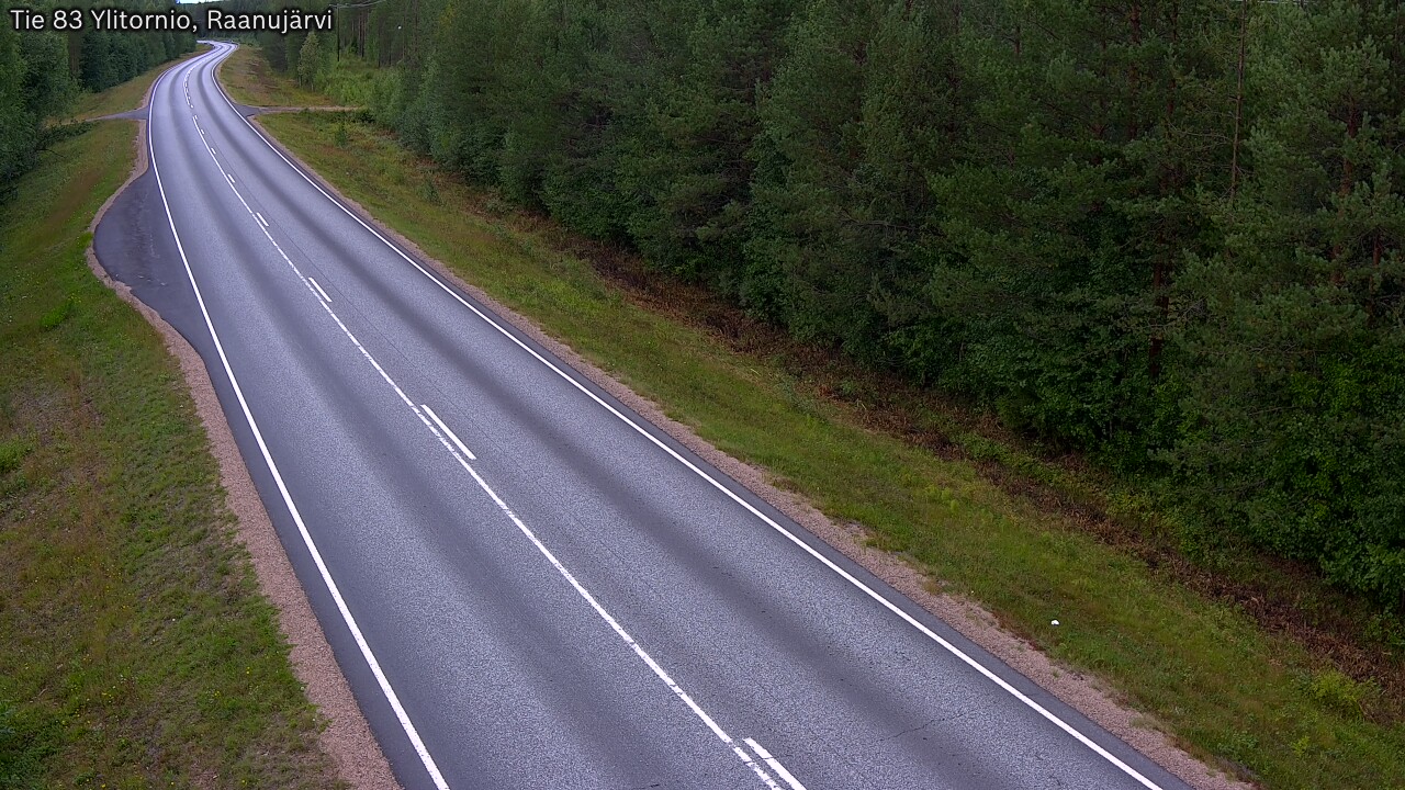 Weather Camera Image Road 83 Ylitornio, Raanujärvi, Ylitornio, Lappi