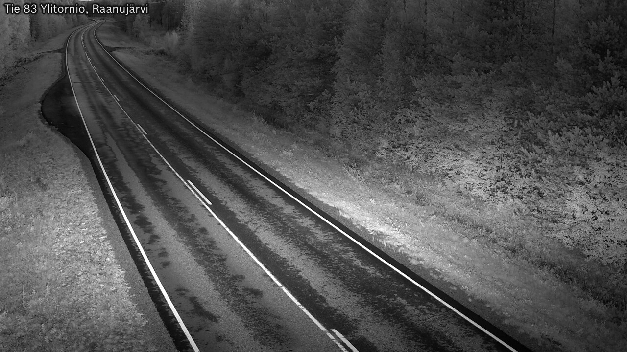 Weather Camera Image Road 83 Ylitornio, Raanujärvi, Ylitornio, Lappi