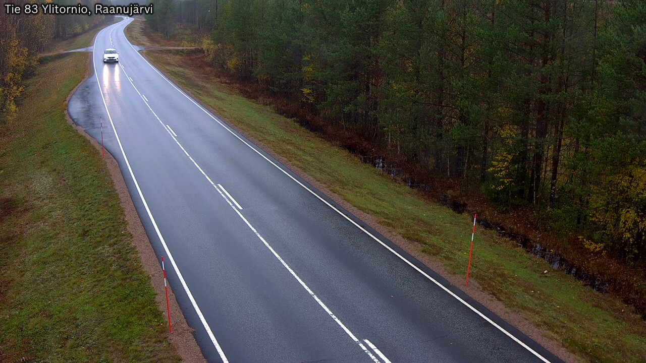 Weather Camera Image Road 83 Ylitornio, Raanujärvi, Ylitornio, Lappi