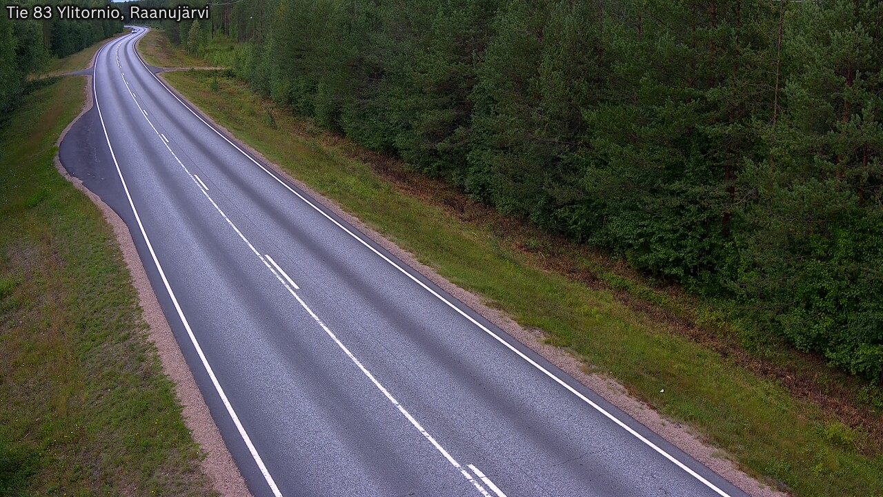 Weather Camera Image Road 83 Ylitornio, Raanujärvi, Ylitornio, Lappi