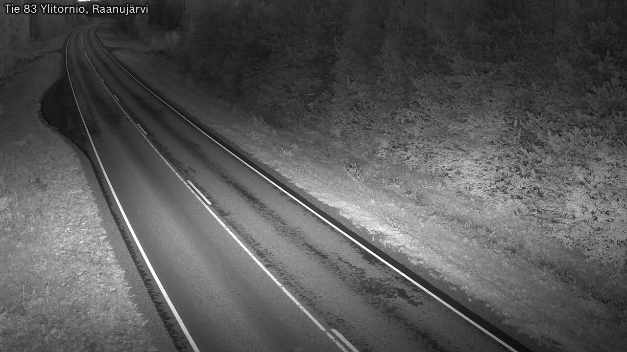 Weather Camera Image Road 83 Ylitornio, Raanujärvi, Ylitornio, Lappi