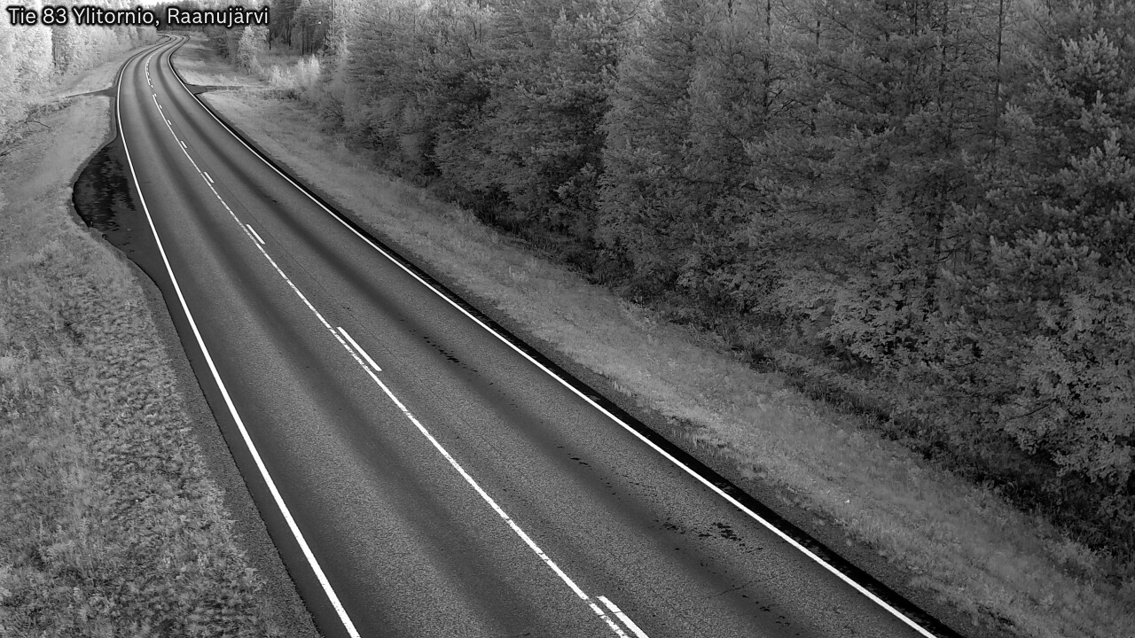 Weather Camera Image Road 83 Ylitornio, Raanujärvi, Ylitornio, Lappi