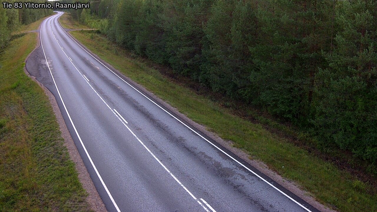 Weather Camera Image Road 83 Ylitornio, Raanujärvi, Ylitornio, Lappi