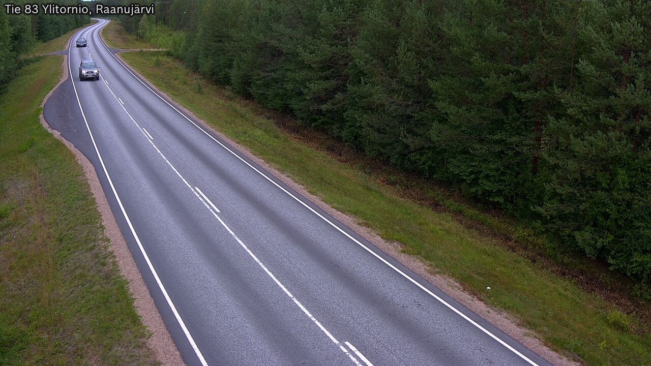 Weather Camera Image Road 83 Ylitornio, Raanujärvi, Ylitornio, Lappi