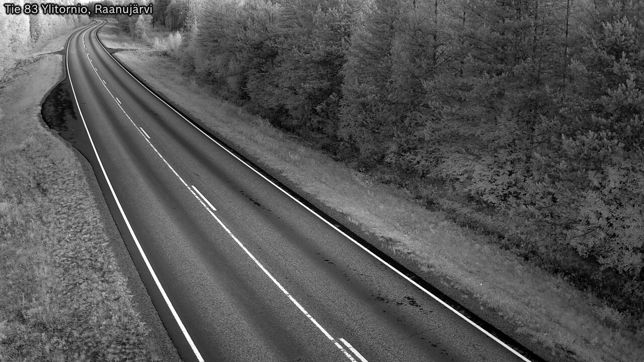 Weather Camera Image Road 83 Ylitornio, Raanujärvi, Ylitornio, Lappi
