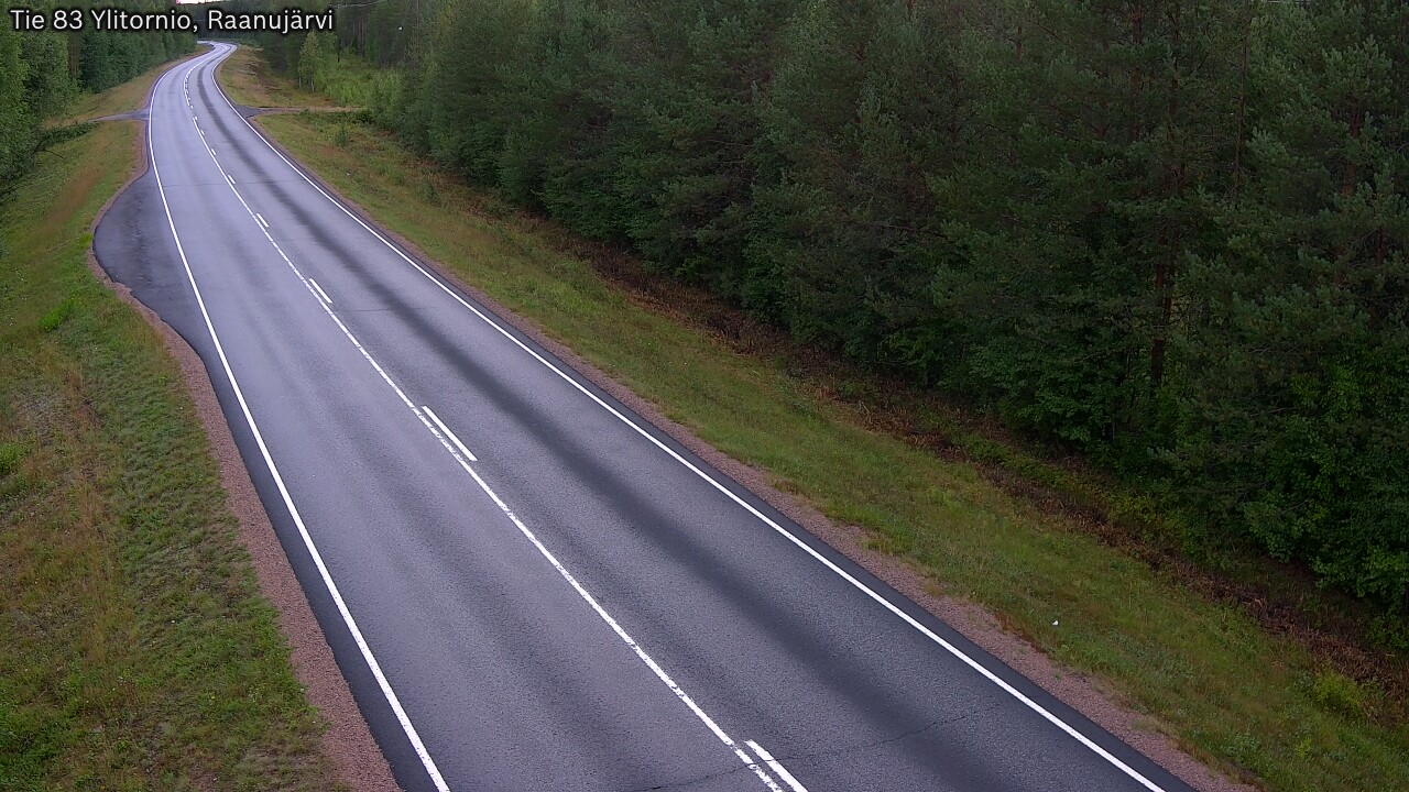 Weather Camera Image Road 83 Ylitornio, Raanujärvi, Ylitornio, Lappi