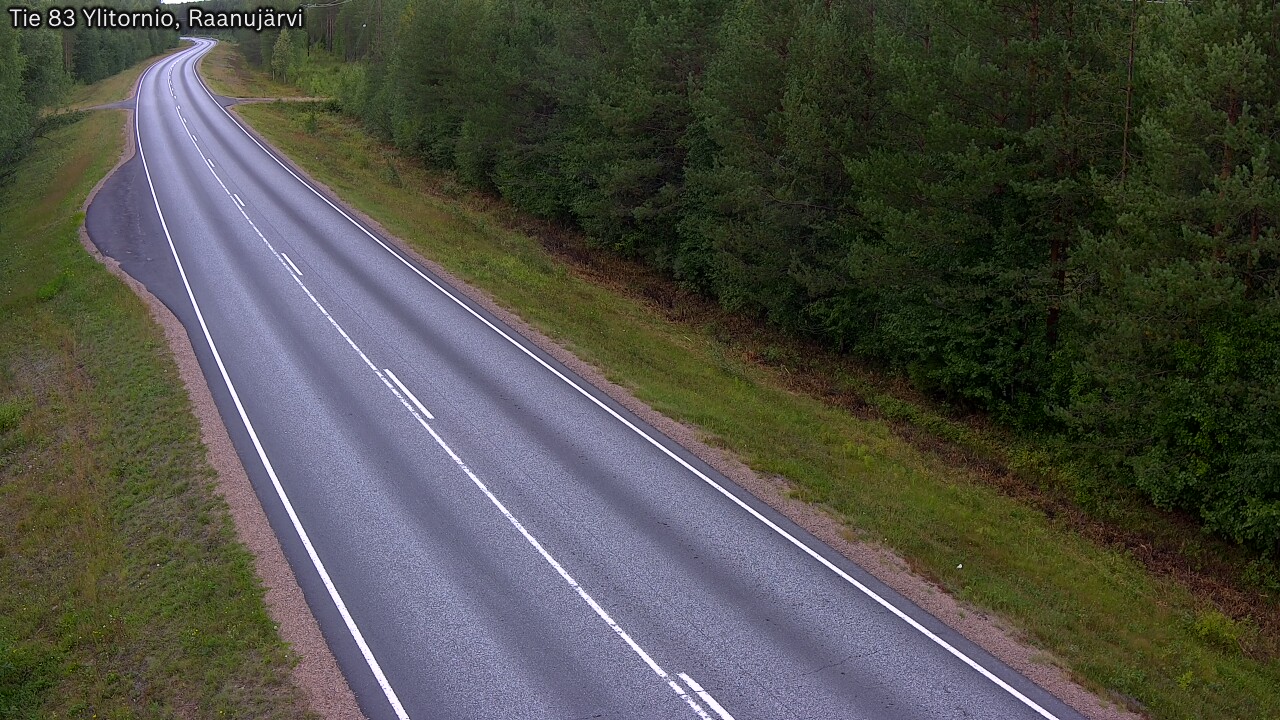 Weather Camera Image Road 83 Ylitornio, Raanujärvi, Ylitornio, Lappi