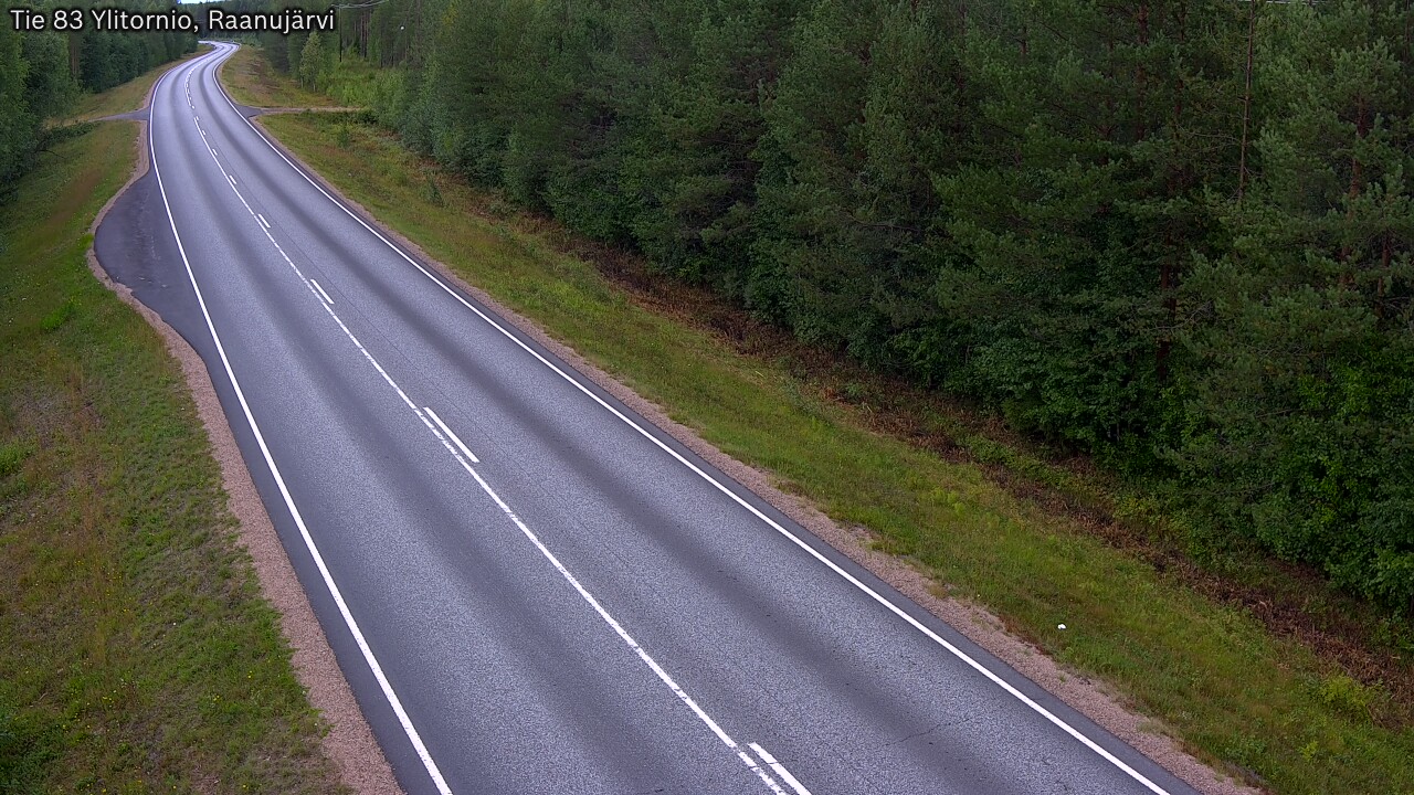 Weather Camera Image Road 83 Ylitornio, Raanujärvi, Ylitornio, Lappi