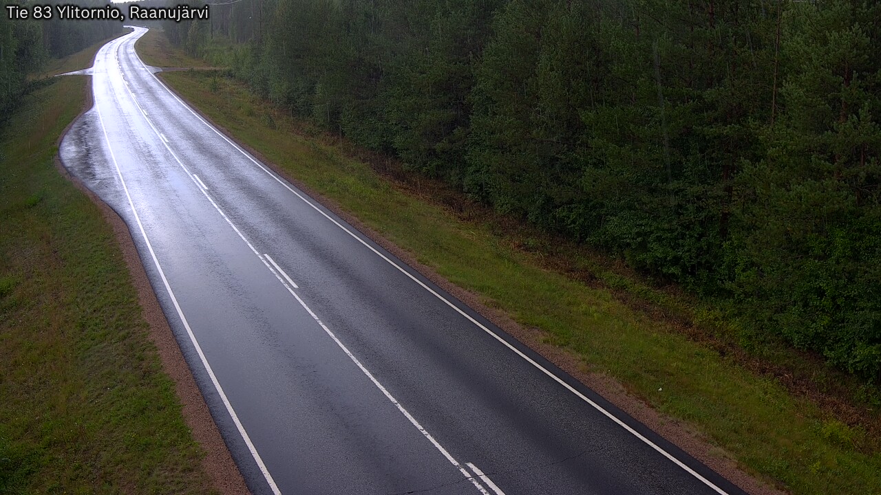 Weather Camera Image Road 83 Ylitornio, Raanujärvi, Ylitornio, Lappi