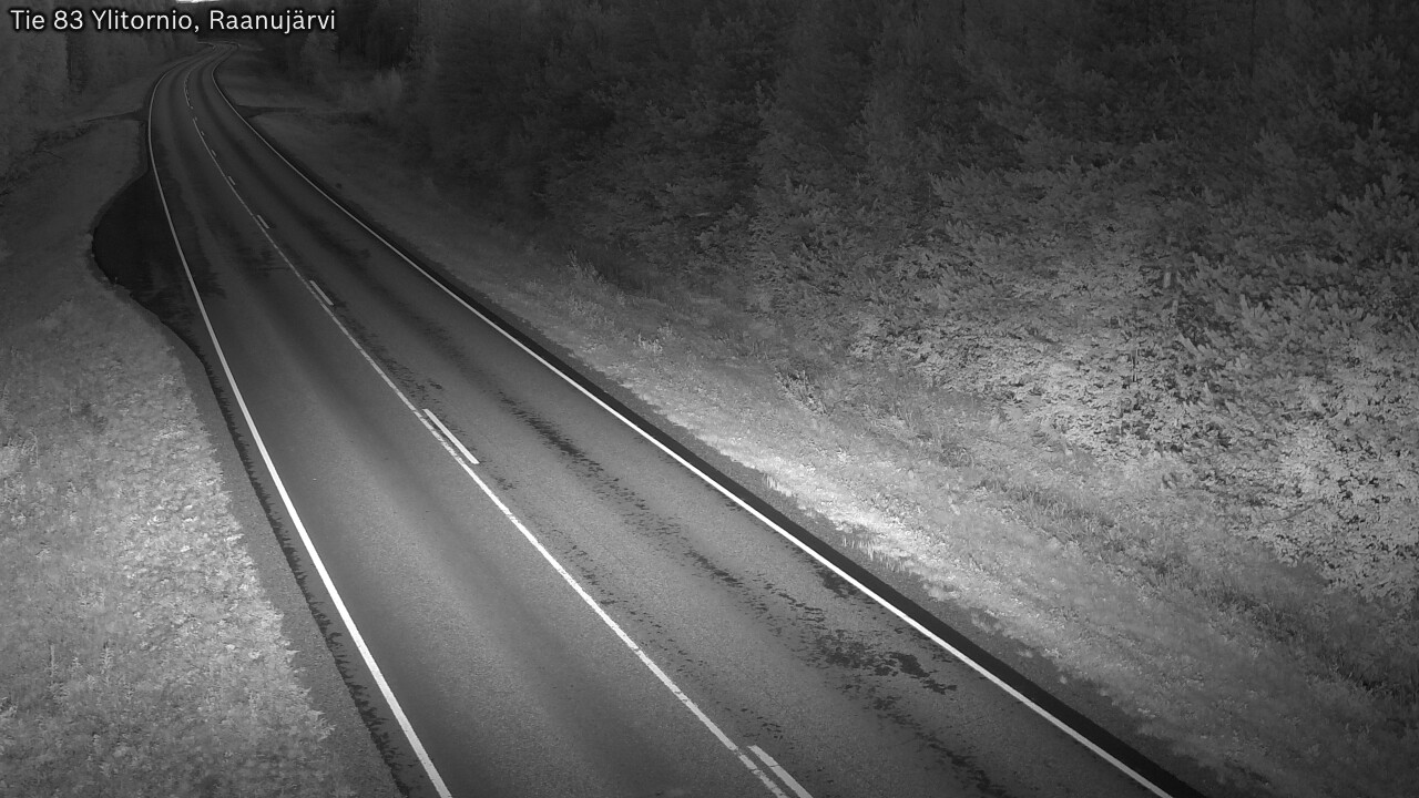 Weather Camera Image Road 83 Ylitornio, Raanujärvi, Ylitornio, Lappi