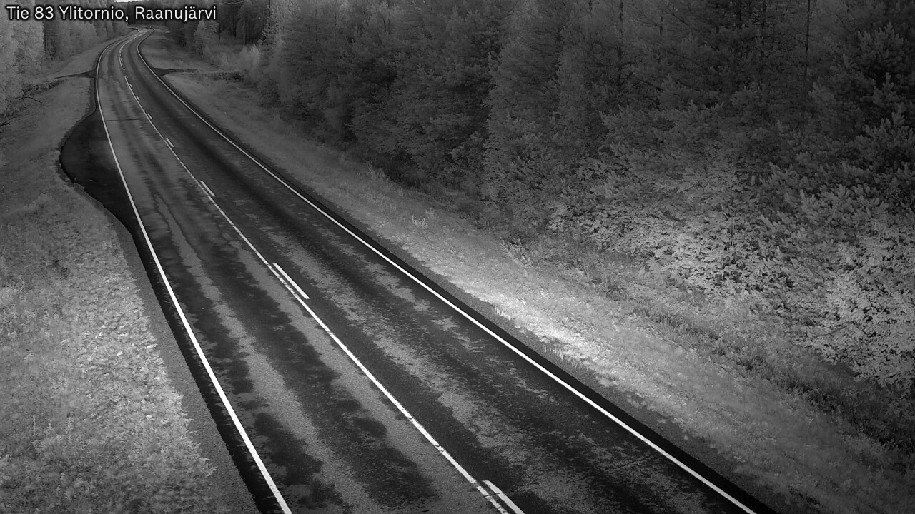 Weather Camera Image Road 83 Ylitornio, Raanujärvi, Ylitornio, Lappi