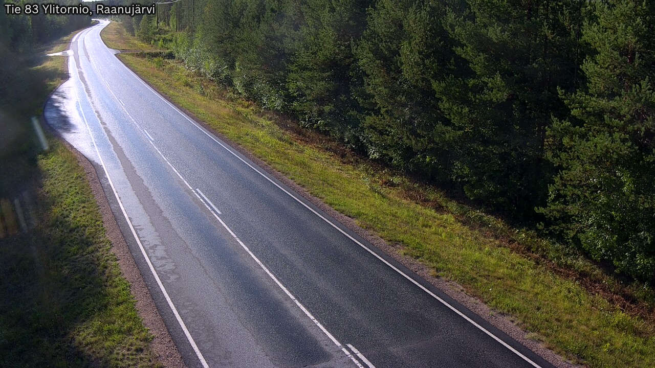Weather Camera Image Road 83 Ylitornio, Raanujärvi, Ylitornio, Lappi