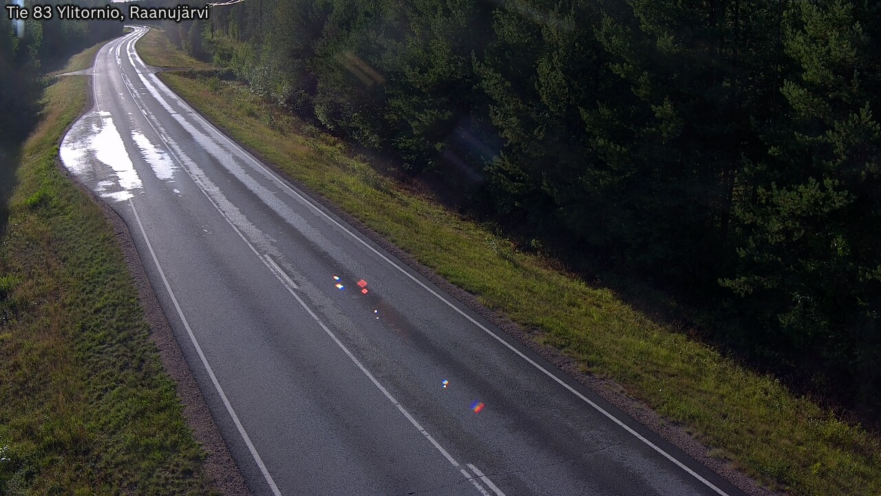 Weather Camera Image Road 83 Ylitornio, Raanujärvi, Ylitornio, Lappi