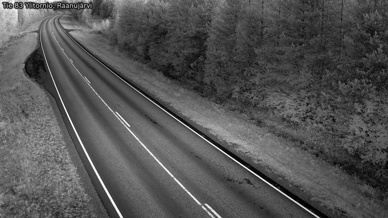 Weather Camera Image Road 83 Ylitornio, Raanujärvi, Ylitornio, Lappi