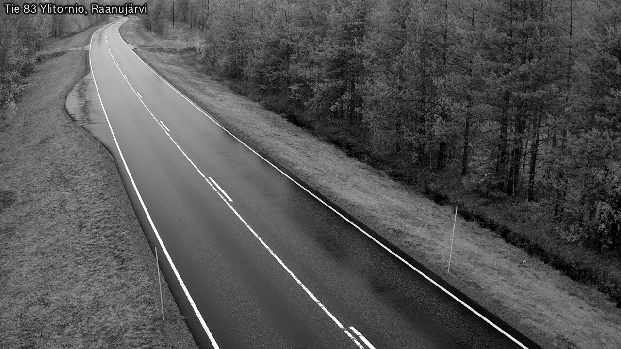 Weather Camera Image Road 83 Ylitornio, Raanujärvi, Ylitornio, Lappi