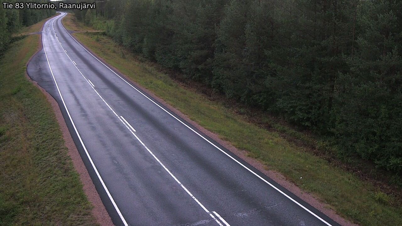 Weather Camera Image Road 83 Ylitornio, Raanujärvi, Ylitornio, Lappi