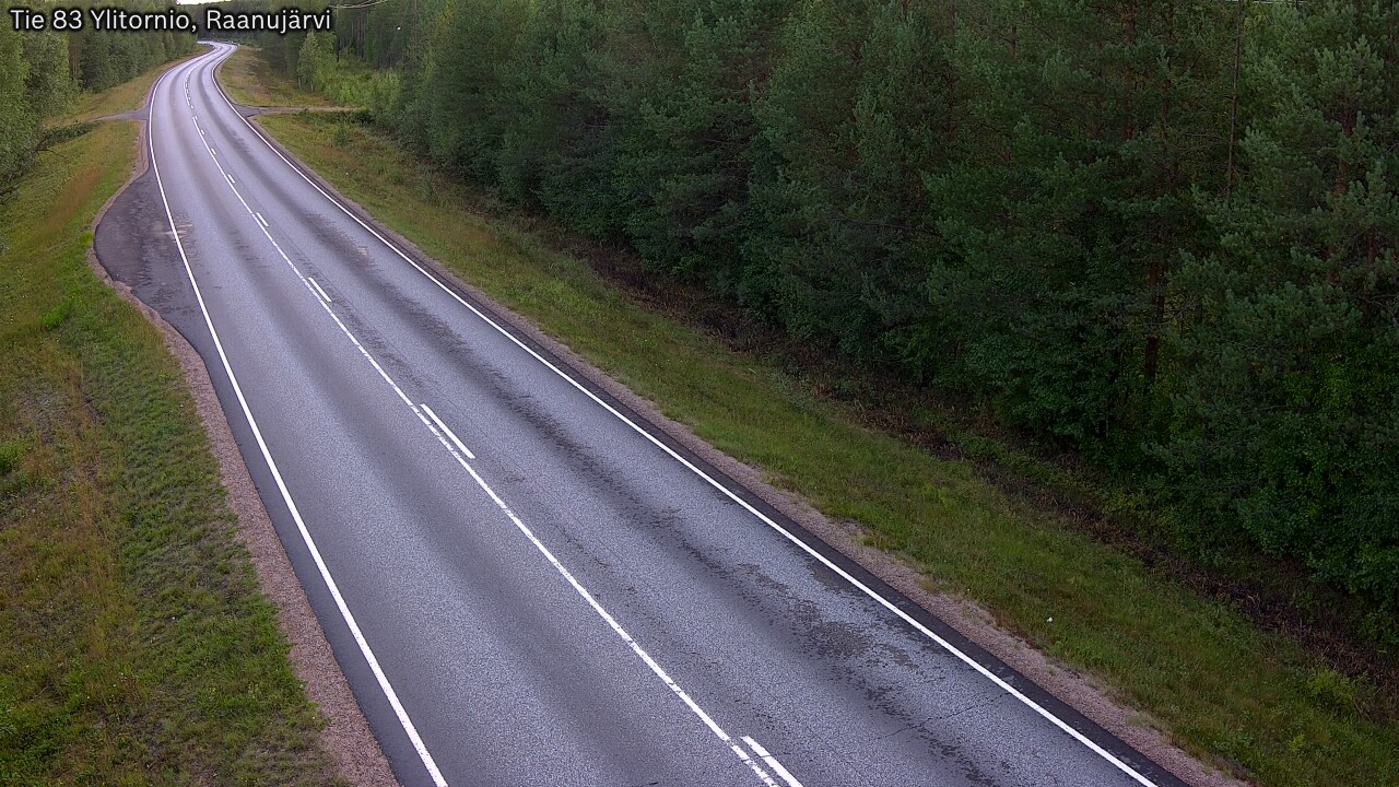 Weather Camera Image Road 83 Ylitornio, Raanujärvi, Ylitornio, Lappi