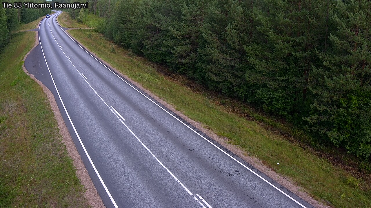 Weather Camera Image Road 83 Ylitornio, Raanujärvi, Ylitornio, Lappi