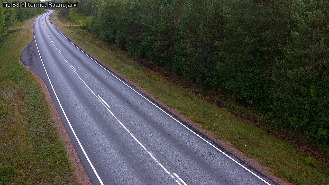Weather Camera Image Road 83 Ylitornio, Raanujärvi, Ylitornio, Lappi