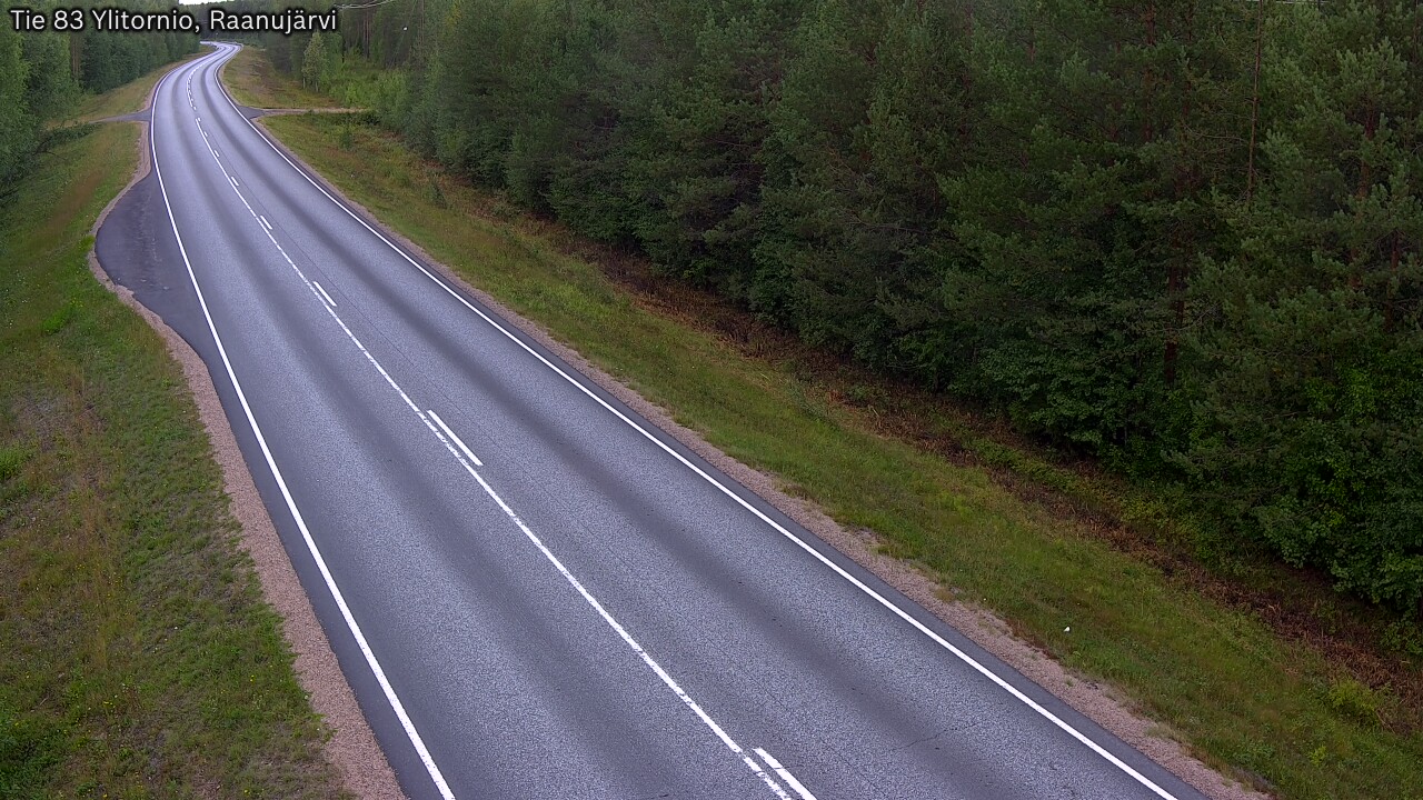 Weather Camera Image Road 83 Ylitornio, Raanujärvi, Ylitornio, Lappi