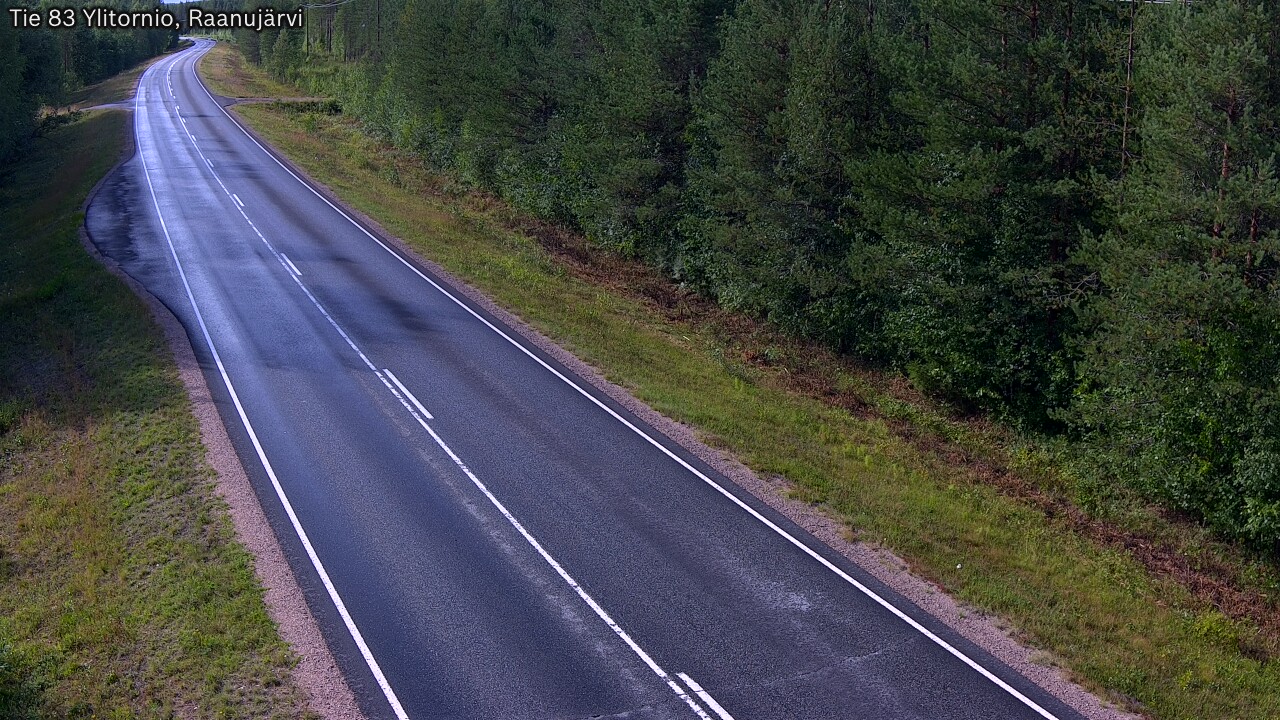 Weather Camera Image Road 83 Ylitornio, Raanujärvi, Ylitornio, Lappi